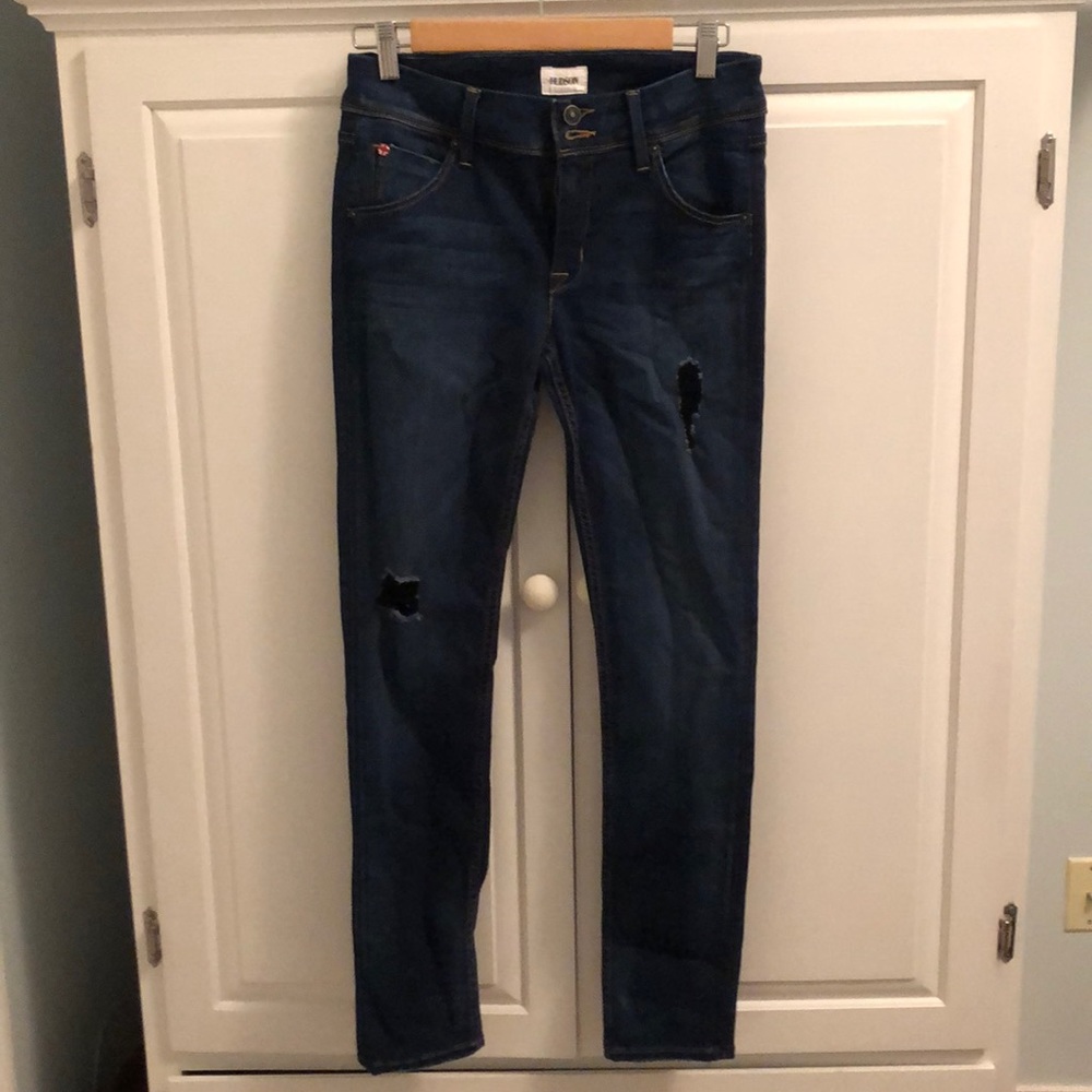 Hudson Midrise Collin Sretch skinny jeans
